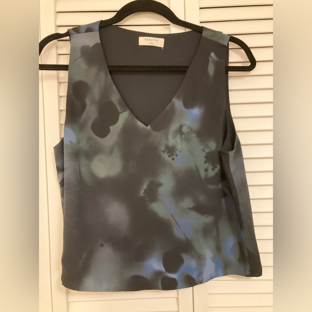 Babaton Blue and Black Women's Top